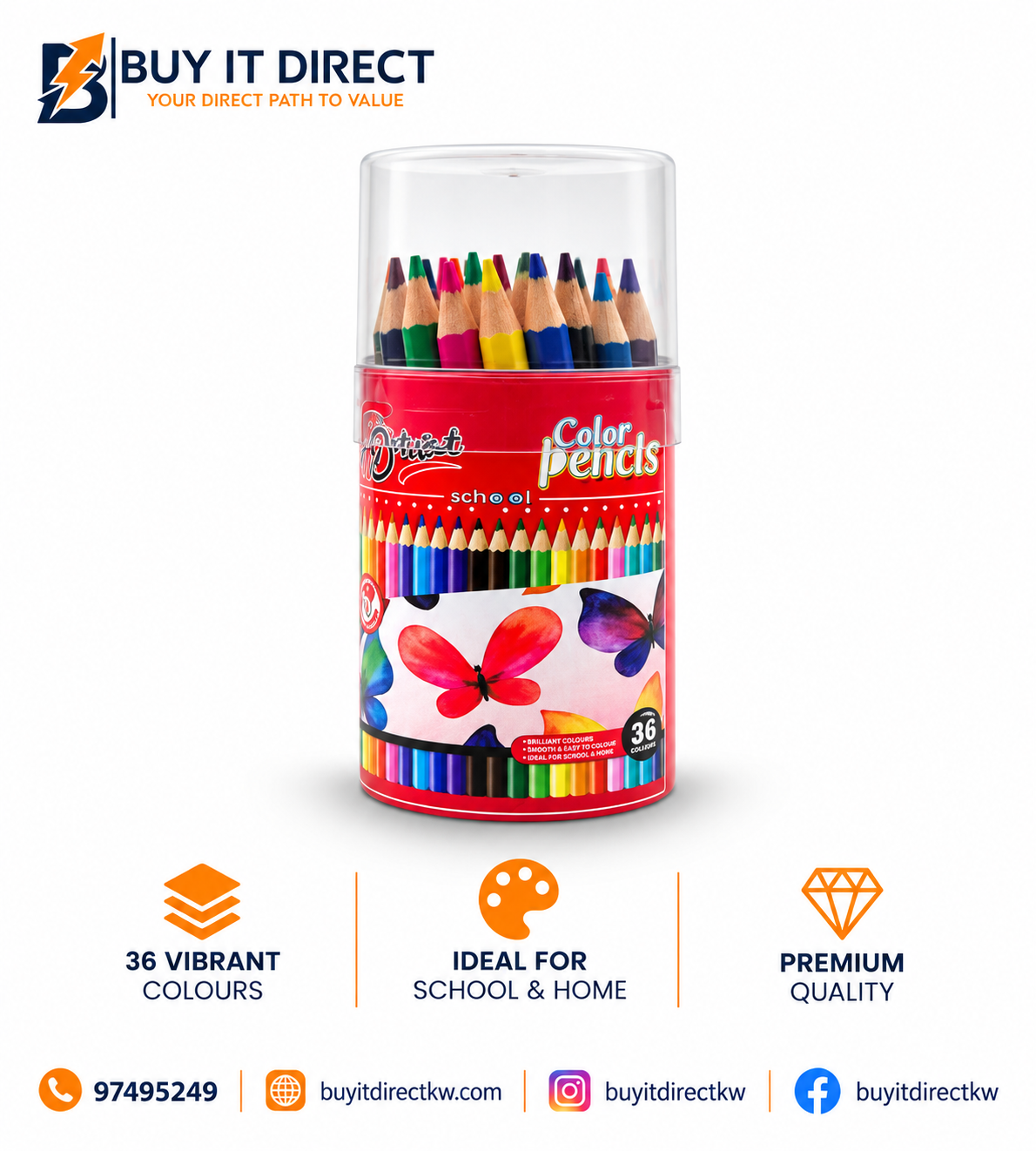 FORD 36 Mini Colour Pencils
