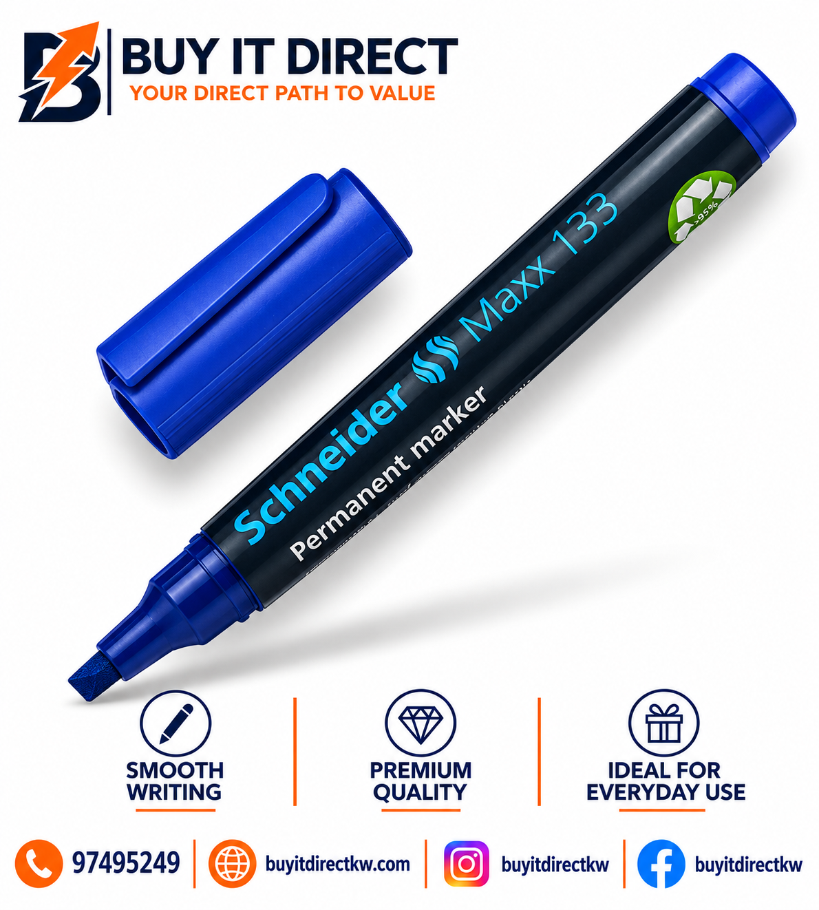 Schneider Maxx 133 Blue Marker