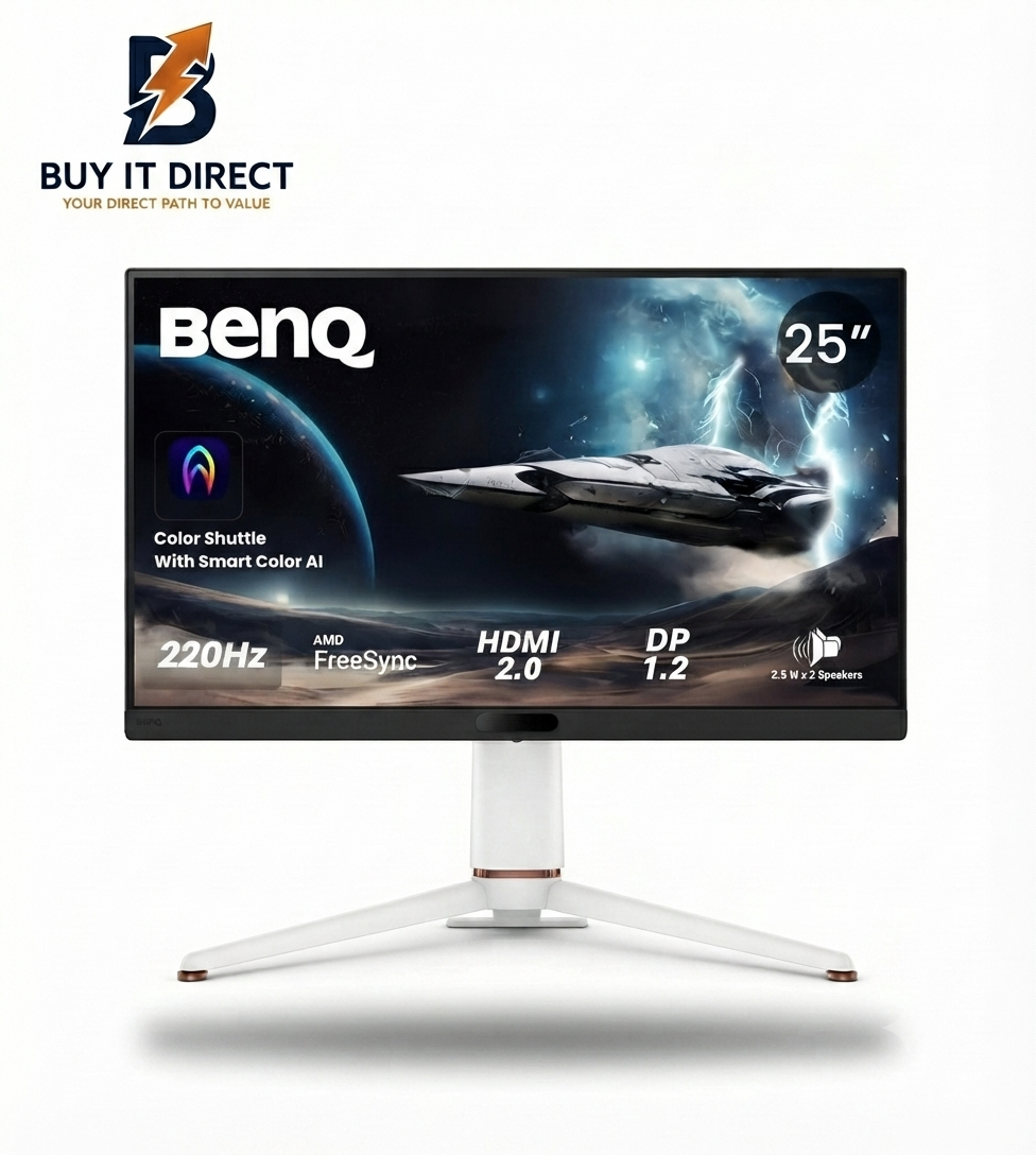 BenQ MOBIUZ EX251 Gaming Monitor - 24.5" FHD / 1ms / 220Hz / USB-C 3.2 Gen 1 / USB-A 3.2 Gen 1 / HDMI 2.0 / DisplayPort 1.2 - Gaming Monitor