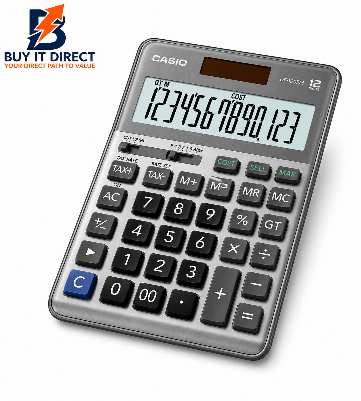 Casio DM1200FMWDP 12 Digit Desktop Calculator