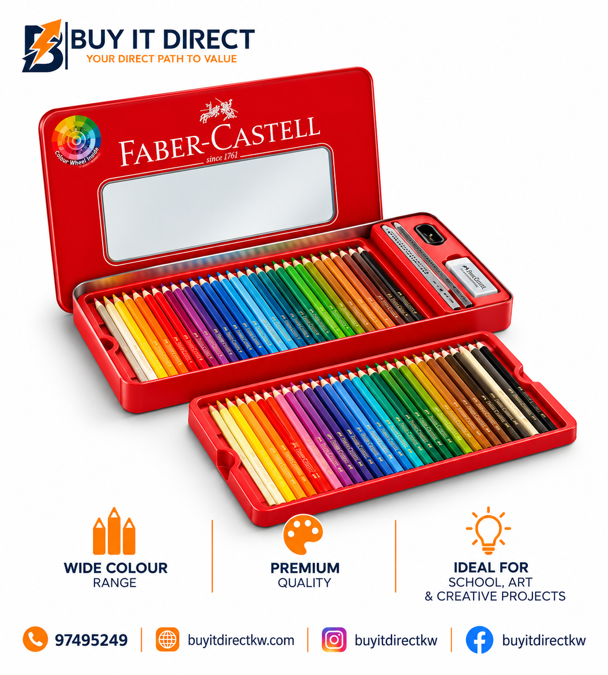 Faber-Castell 60 Classic Colour Pencils