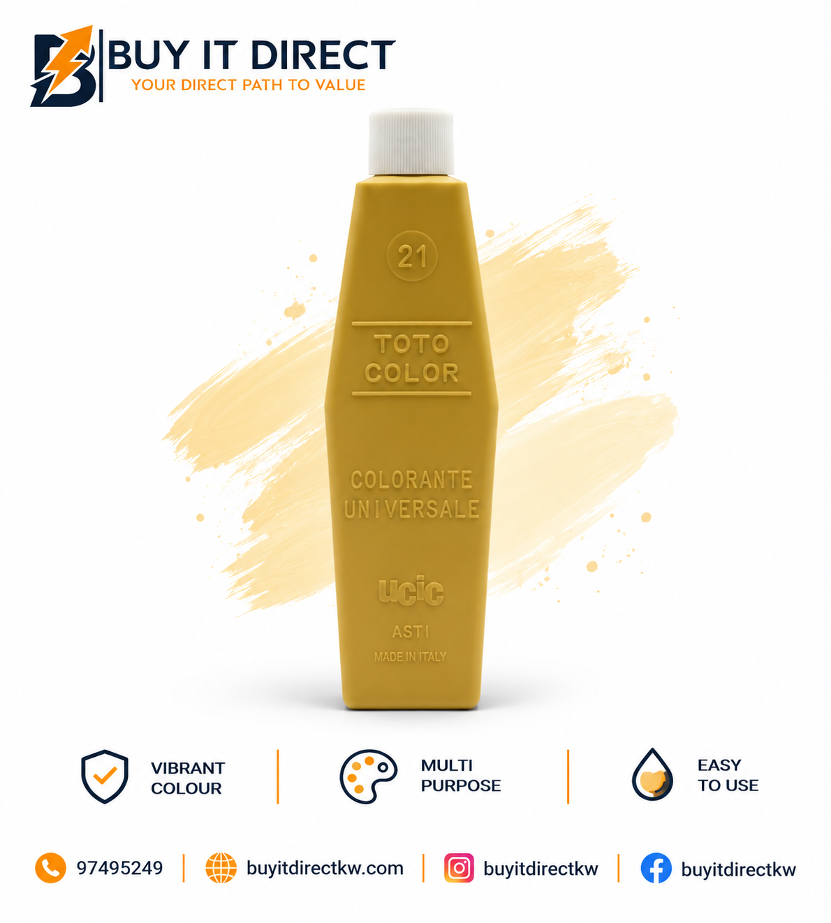Totocolor 21 Yellow Ink 100ml