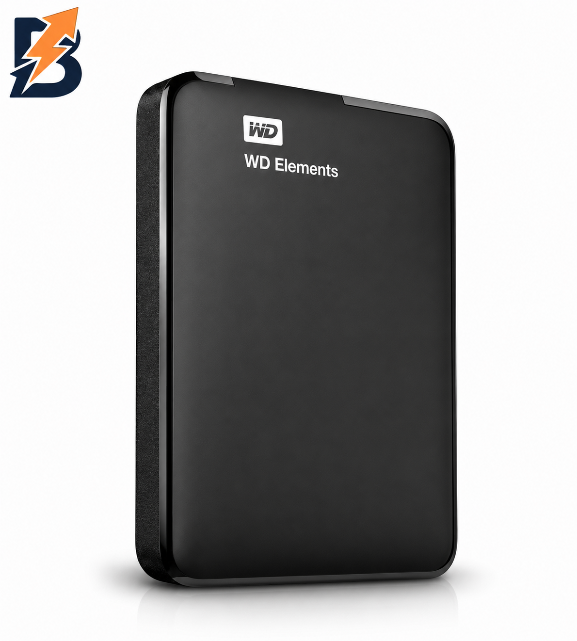 قرص صلب خارجي محمول WD Elements بسعة 1 تيرابايت، منفذ USB 3.0 / WDBUZG0010BBK