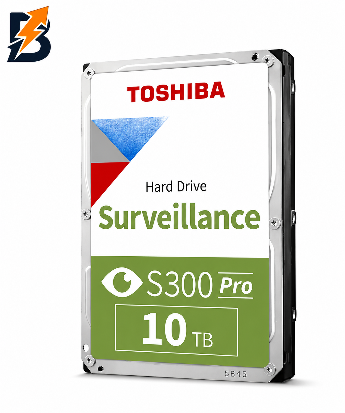 Toshiba S300 Pro Surveillance Internal Hard Drive - 10TB / 3.5-Inch / SATA-III / 7200 RPM