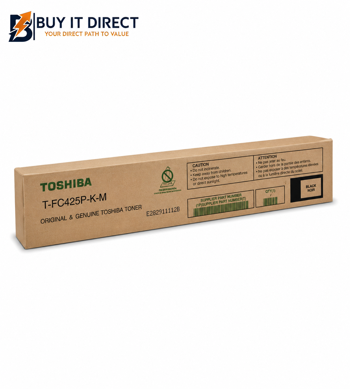 Toshiba Original And Genuine Toner TFC425 Black