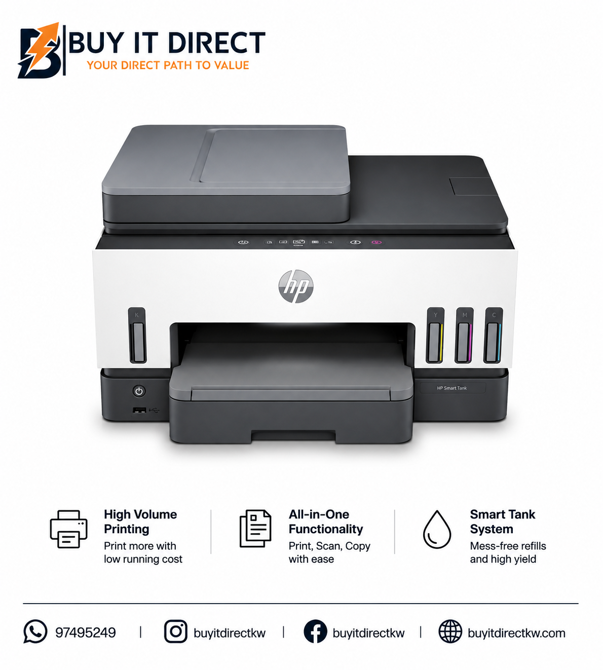HP Smart Tank 790 Wireless All In One Ink Tank Printer