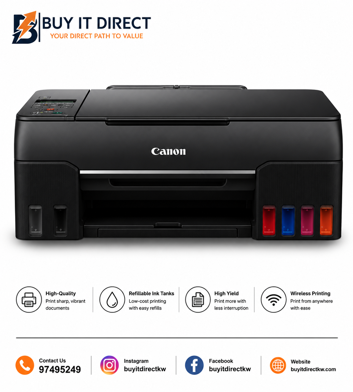 طابعة Canon PIXMA G640 بخزان حبر