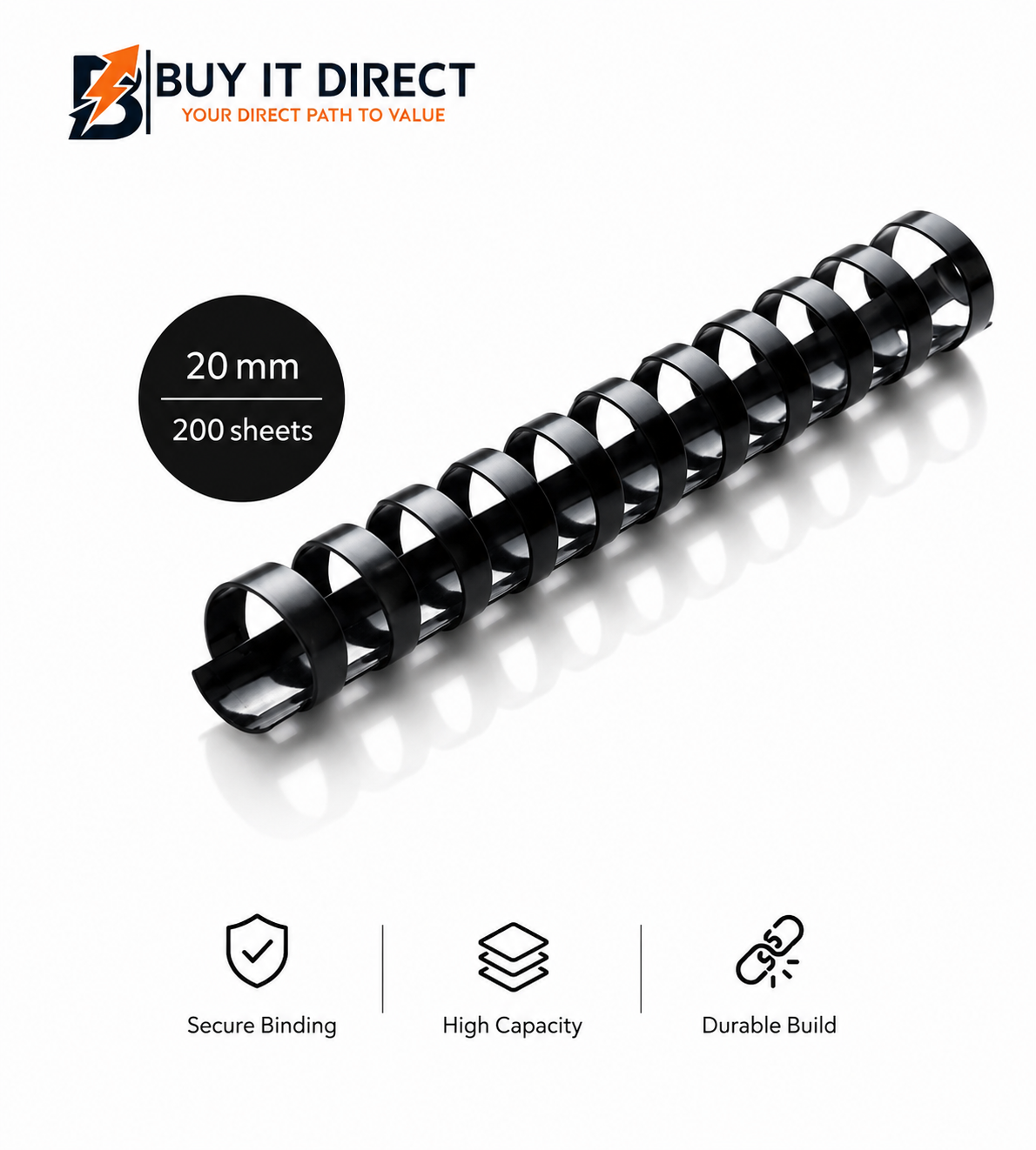 Plastic Binding Comb 20MM