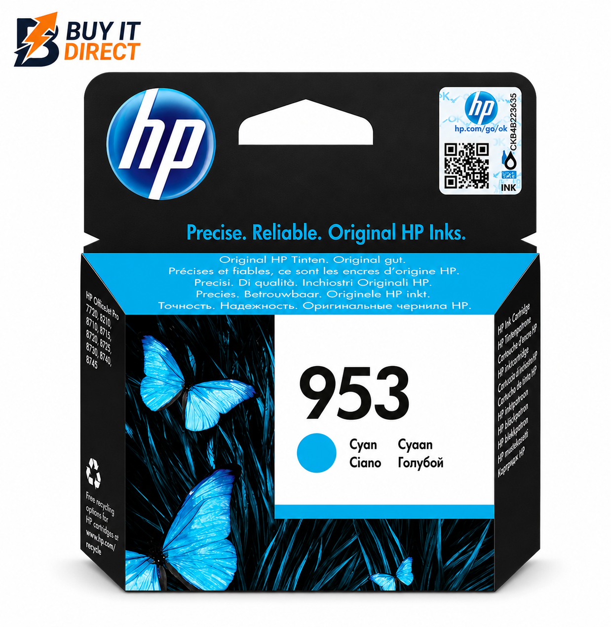 خرطوشة حبر HP 953 السماوية