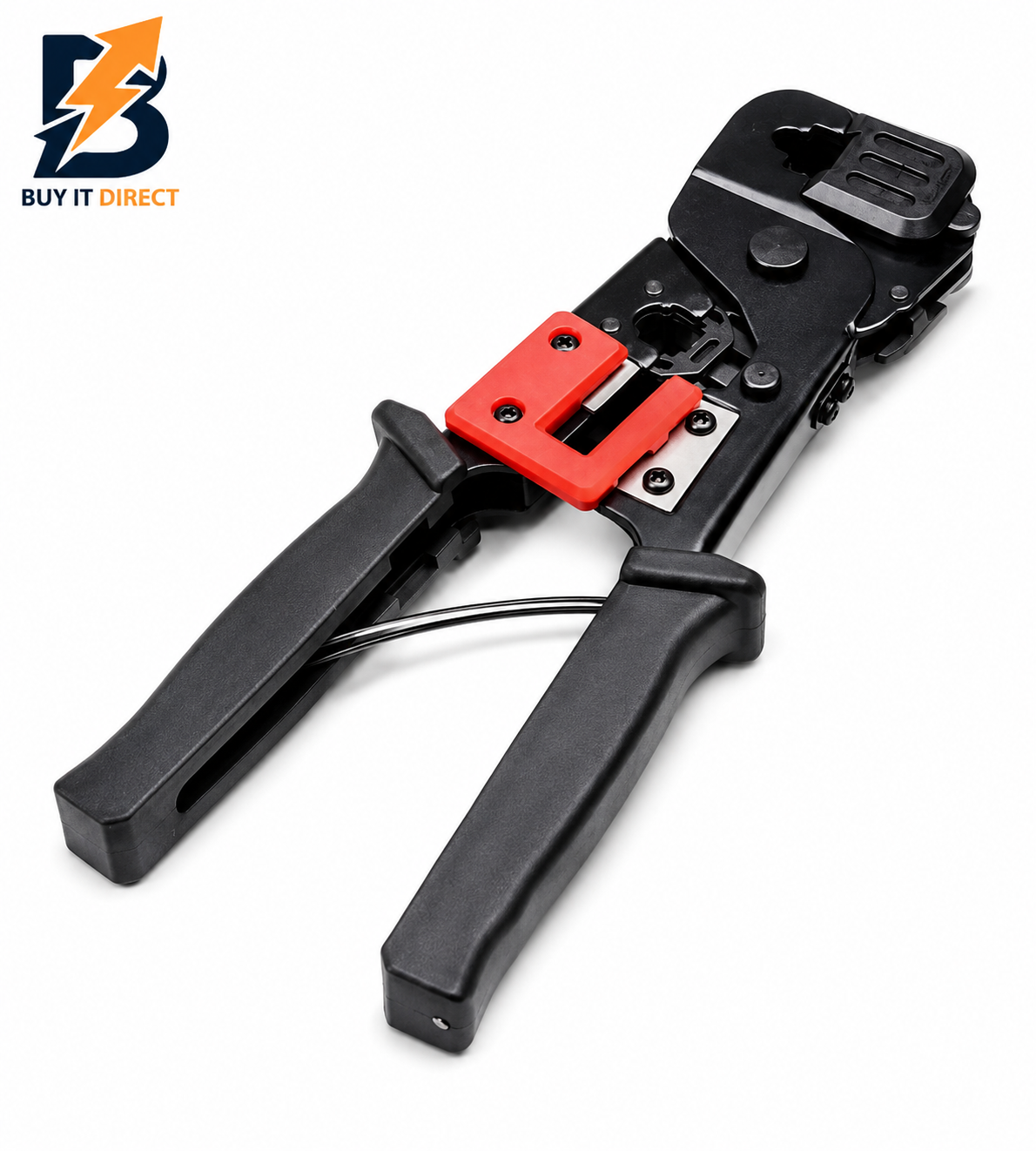 أداة تجليد KUWES معيارية لموصلات RJ11 وRJ45 (6 سنون و8 سنون)