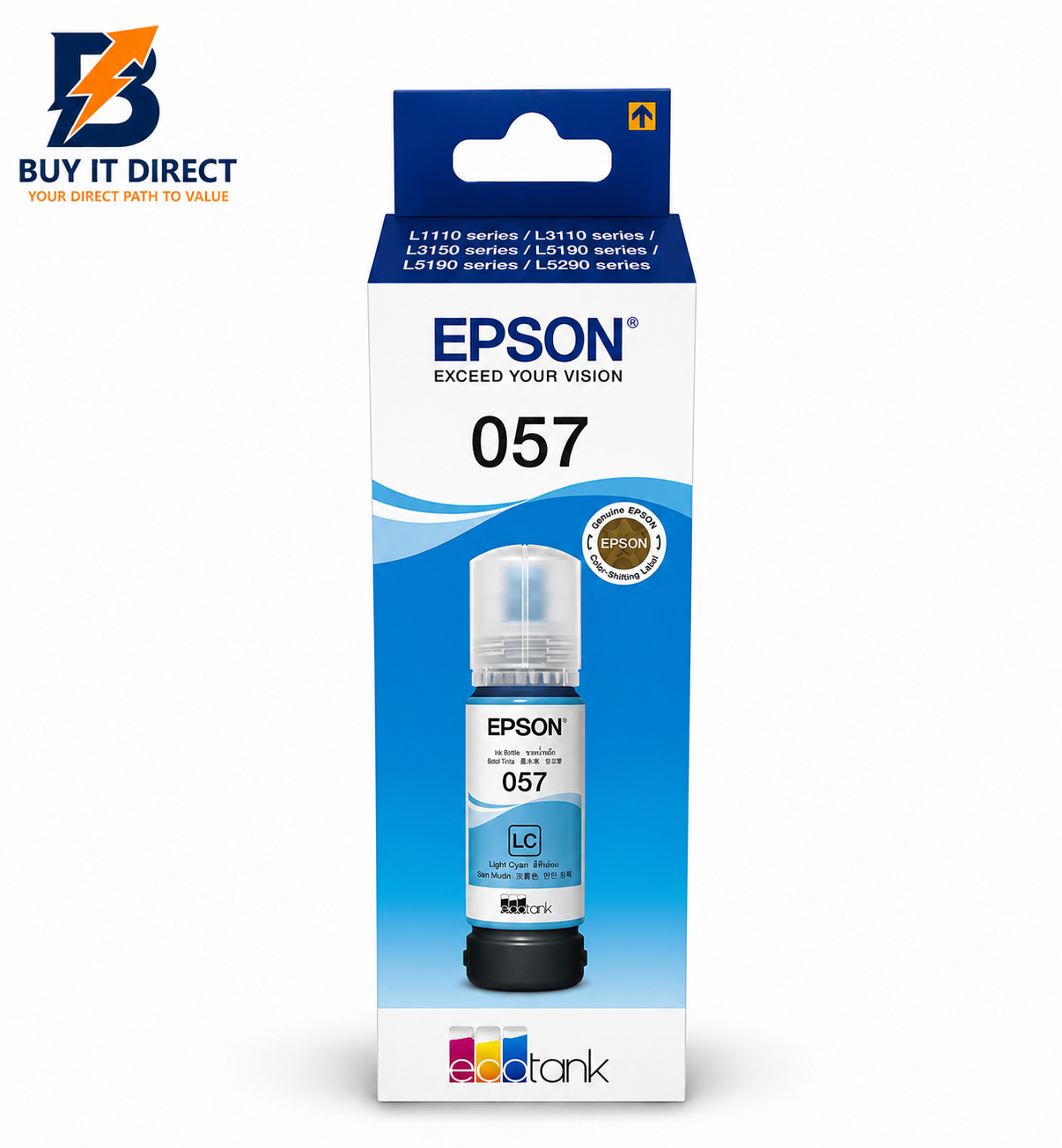 Epson 057 Light Cyan Ink Bottle