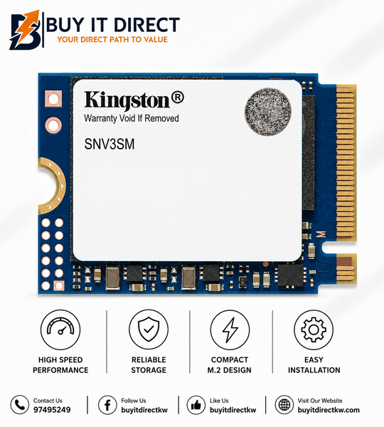 Kingston NV3 2TB M2 2230 NVMe SSD PCIe 4.0 6000MB/s