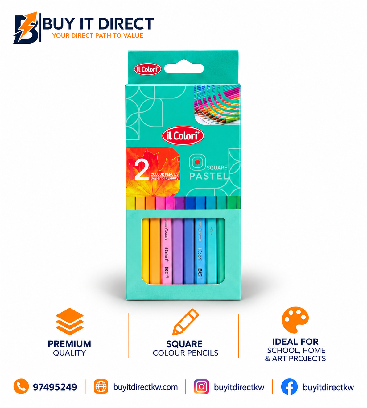 IBC Il Colori 24 Colour Pencils
