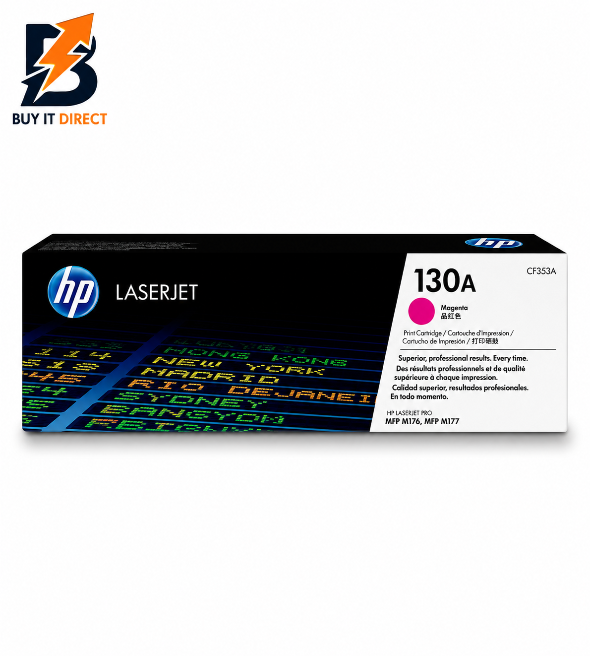 HP 130A Magenta Color – 1K Pages / Magenta Color / Toner Cartridge – (CF353A) 