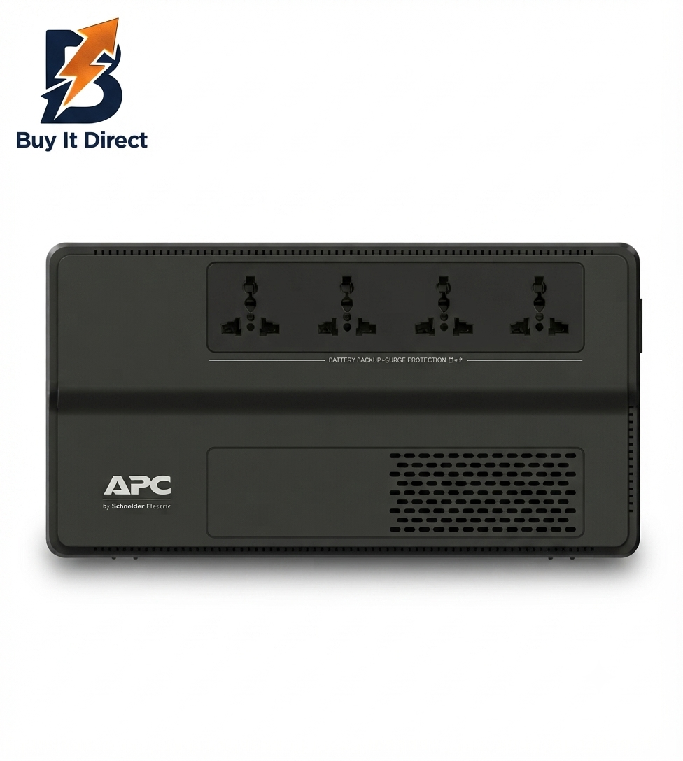 APC Easy UPS BV650I-MSX 650VA Line Interactive UPS 230V AVR 4 Universal Outlets Floor/Wall Mount