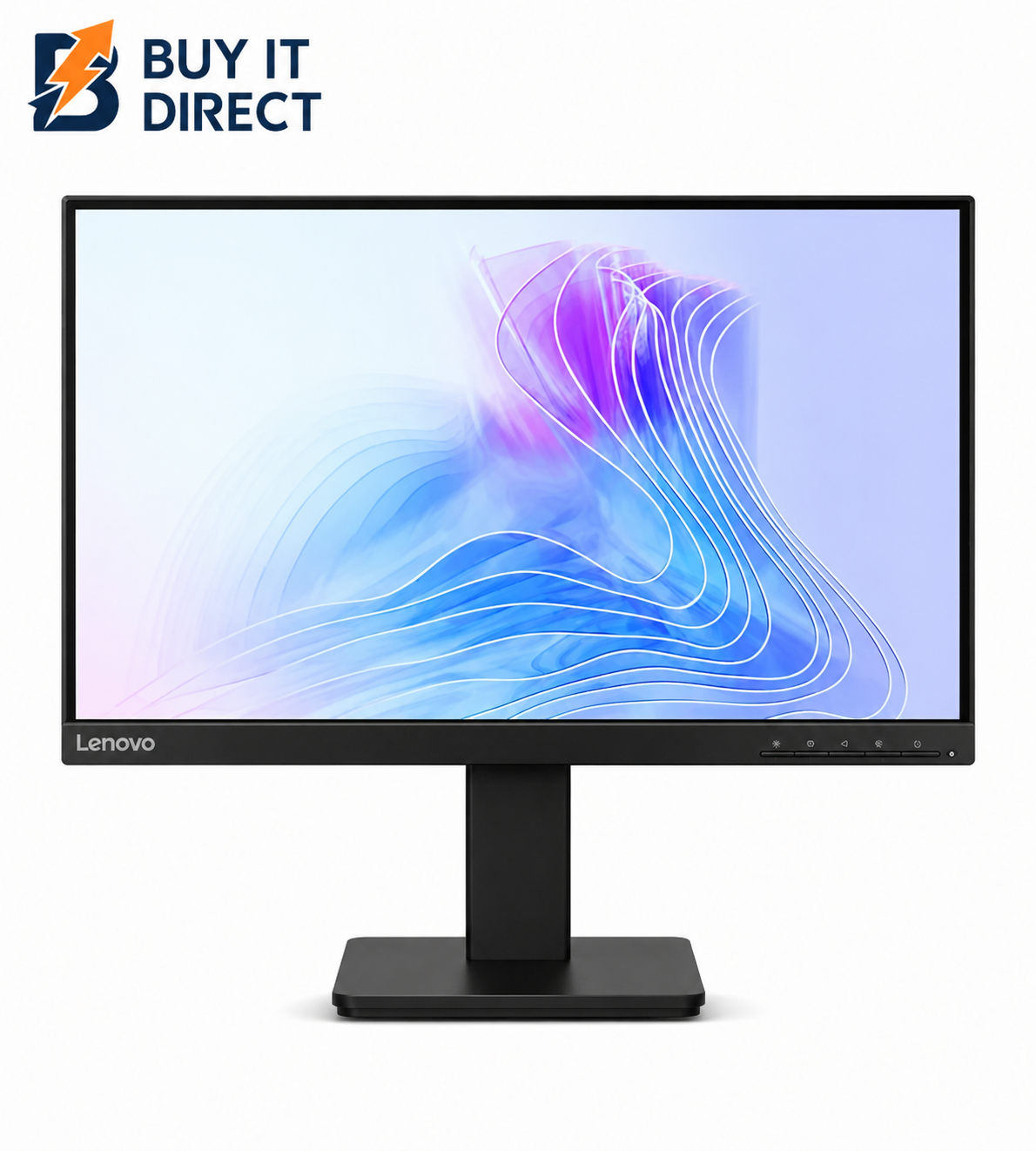 Lenovo L22-4e - شاشة 21.5 بوصة FHD / 4 مللي ثانية / 100 هرتز / D-Sub / HDMI 1.4 - شاشة