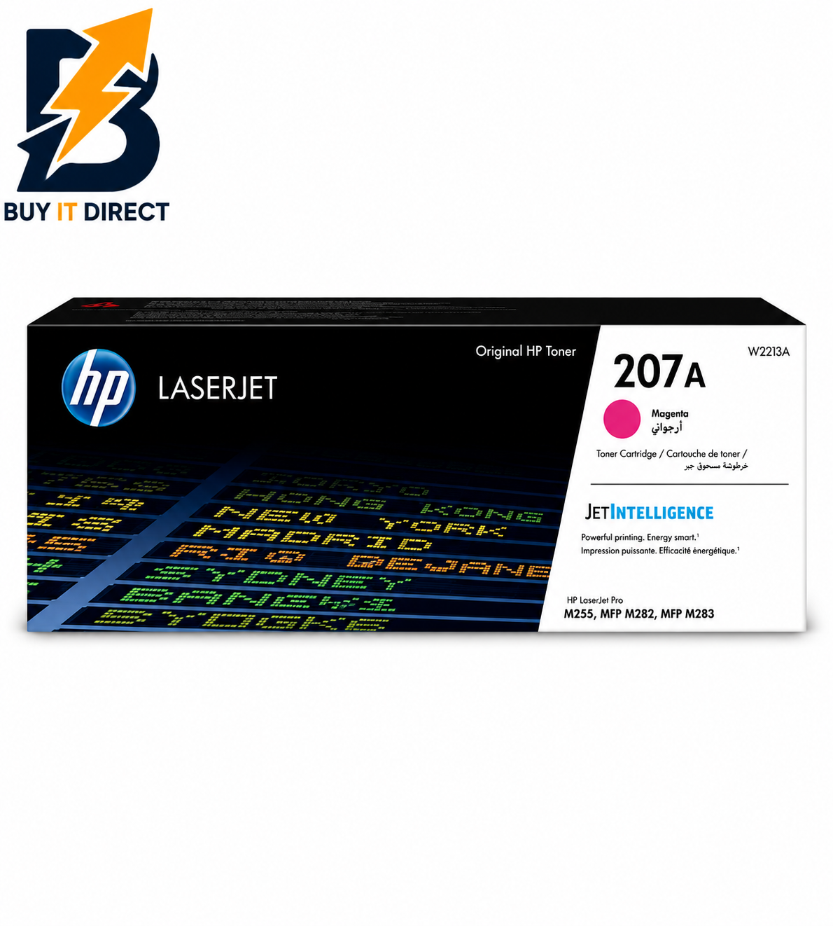  HP 207A Toner Cartridge – 1,250 Pages / Magenta Color / Toner Cartridge – (W2213A)