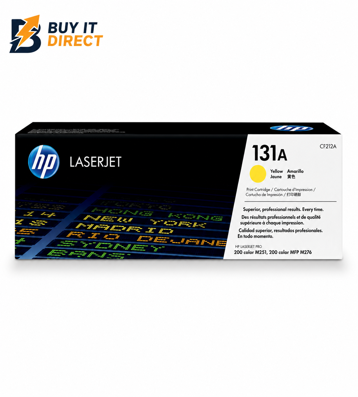 HP 131A Yellow Color – 1.8K Pages / Yellow Color / Toner Cartridge – (CF212A)