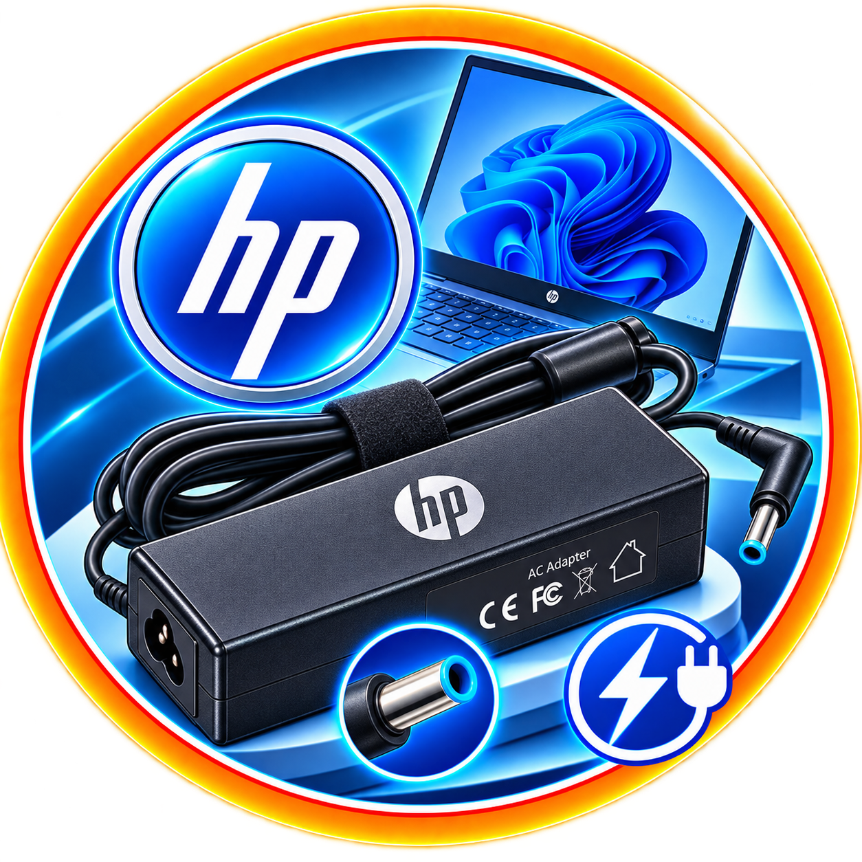 محولات طاقة لابتوب HP